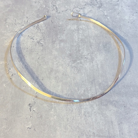 Sterling silver 17 inch collar necklace - Picture 2 of 3